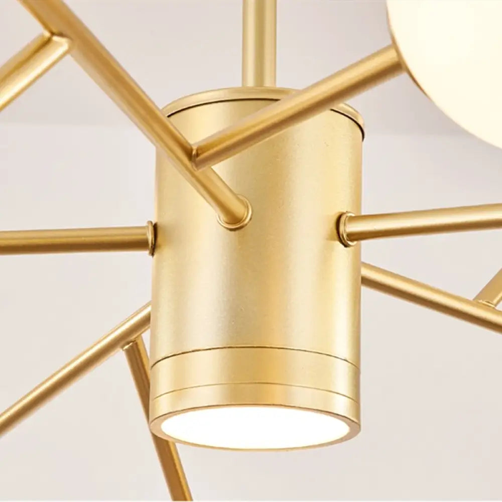 Lampadario in vetro | sala da pranzo, camera da letto e soggiorno stile scandinavo