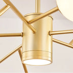 Lampadario in vetro | sala da pranzo, camera da letto e soggiorno stile scandinavo