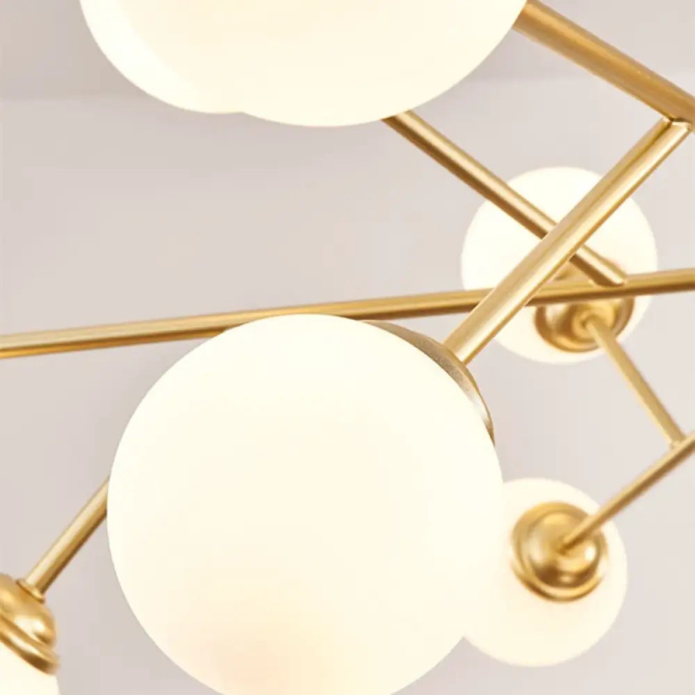 Lampadario in vetro | sala da pranzo, camera da letto e soggiorno stile scandinavo
