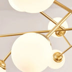 Lampadario in vetro | sala da pranzo, camera da letto e soggiorno stile scandinavo