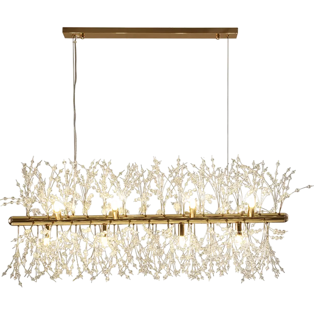 Lampadario scandinavo in cristallo Graham