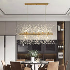 Lampadario scandinavo in cristallo Graham