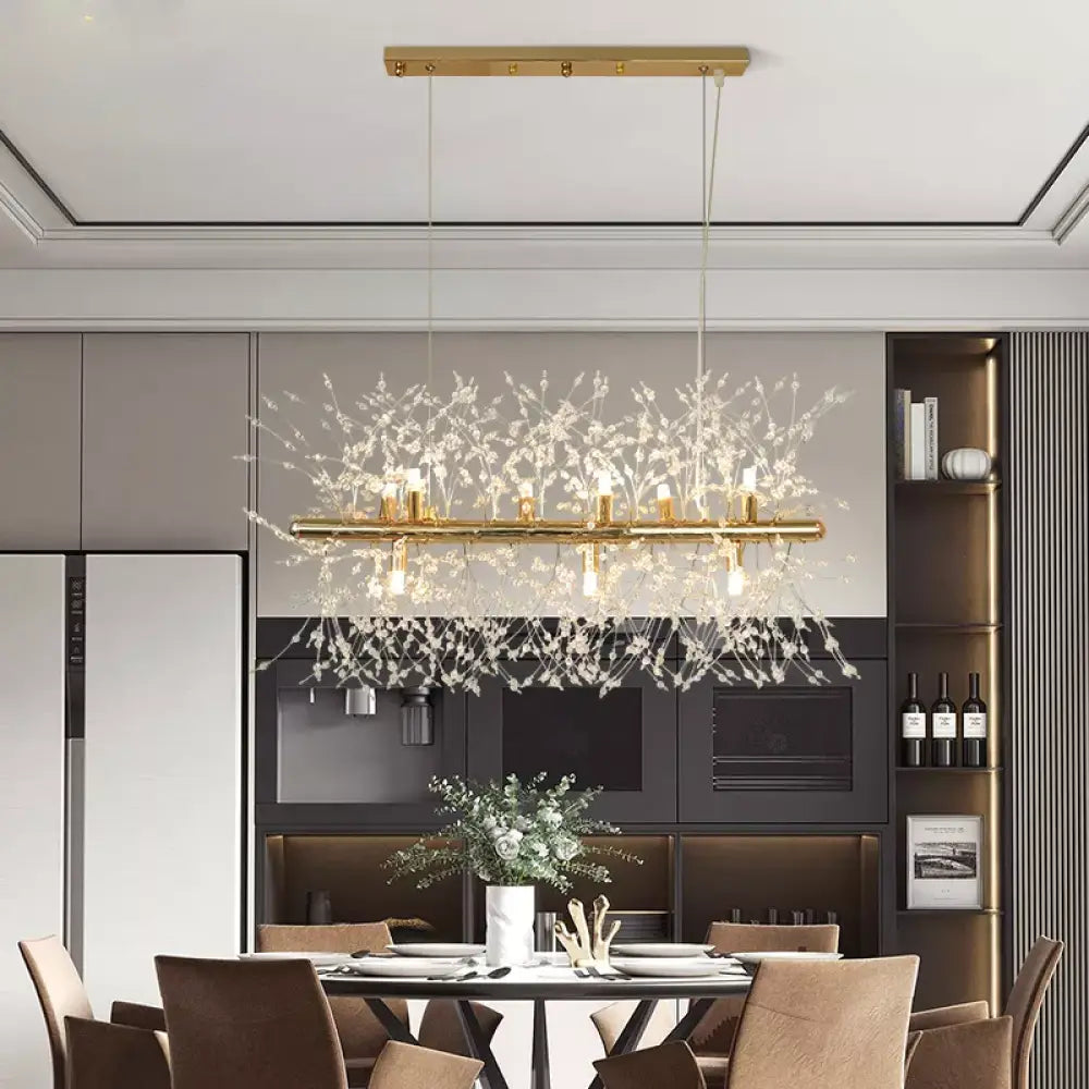 Lampadario scandinavo in cristallo Graham
