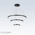 Luce a sospensione 3 anelli