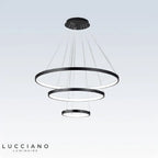 Luce a sospensione 3 anelli