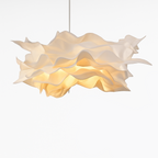 Lustres in carta bianca design fiore