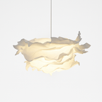 Lustres in carta bianca design fiore