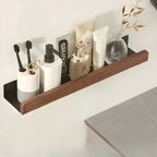 LuxeWood Regal - Scaffale per bagno in legno