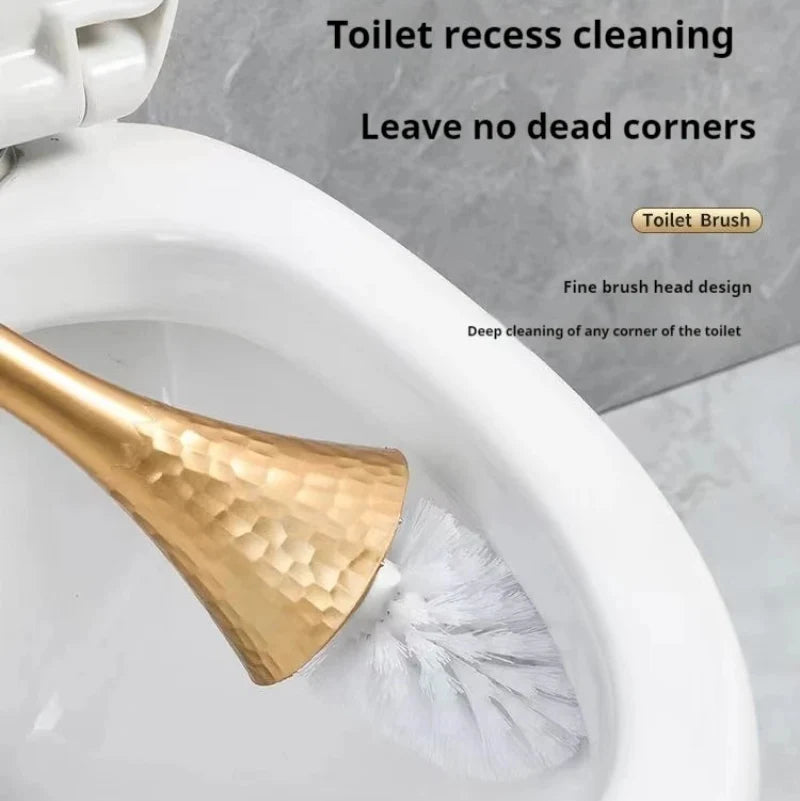 Set di Spazzole per Toilette di Lusso con Testa Sostituibile e Manico Lungo
