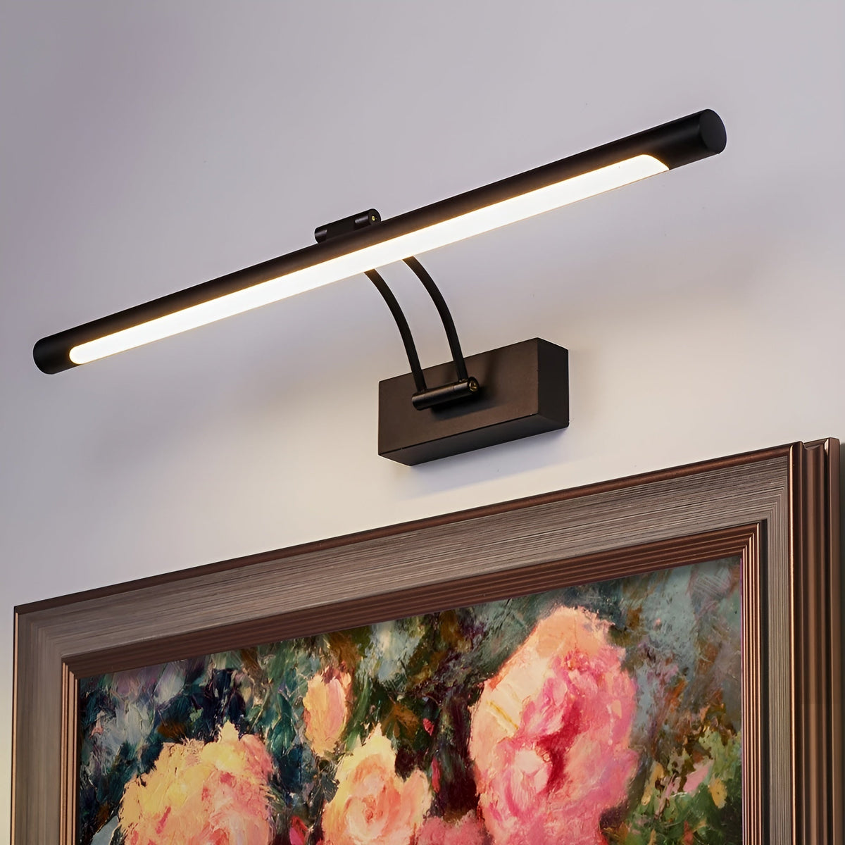 Applique da Interno – Luce da Parete Moderna in Nero o Argento | Ideale sopra lo Specchio