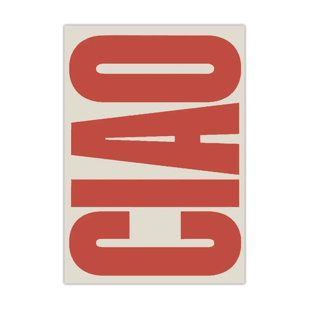 Ciao Wall Art
