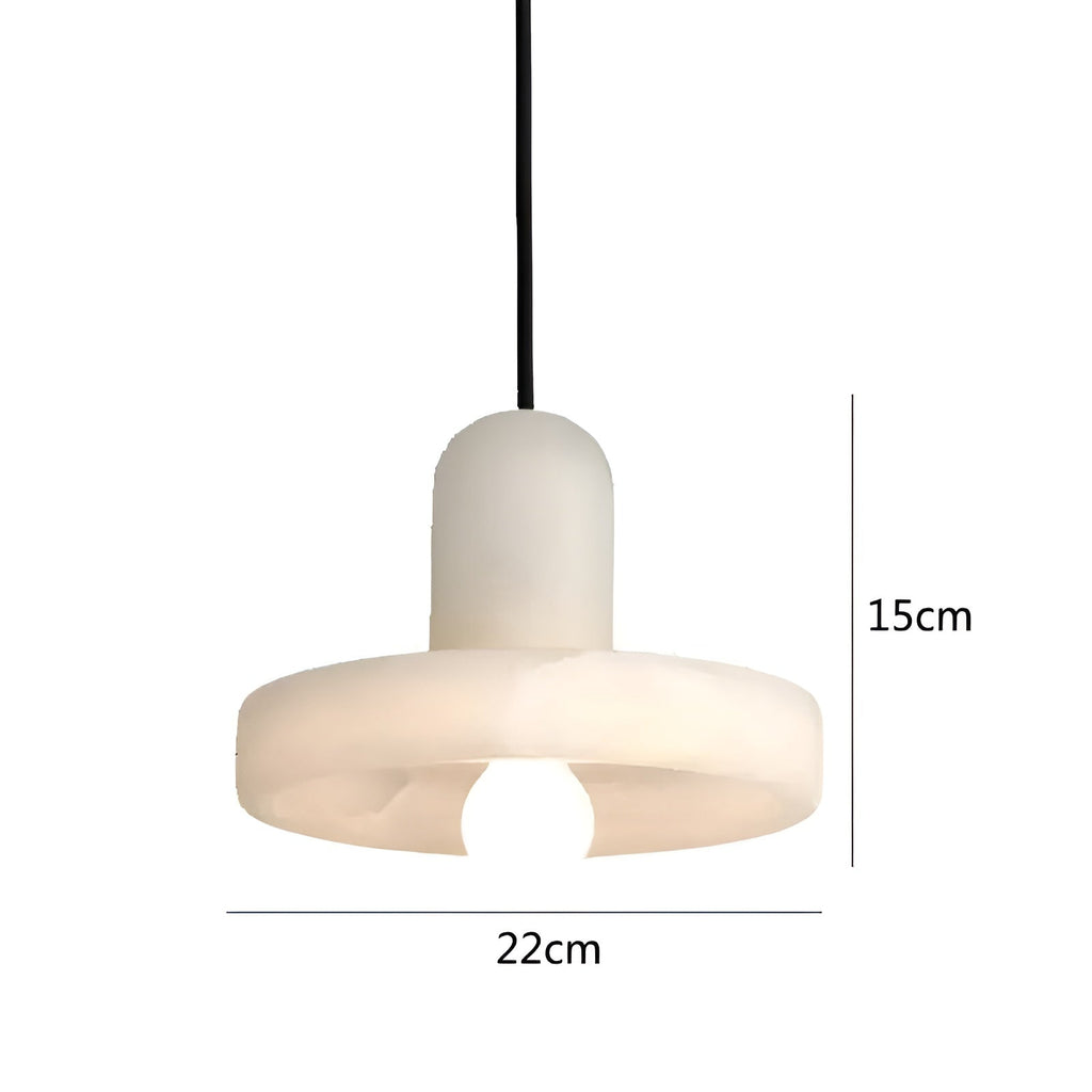 Lampada a sospensione in rame e marmo – design moderno e elegante | Perfetta per camere da letto e sale da pranzo