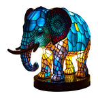 Lampada da tavolo con motivo animale – Drago o Elefante | Ideale per camera da letto e soggiorno
