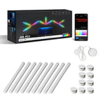 Smarte RGB Applique – Cambio colore e controllo musicale | Illuminazione ambientale perfetta per TV, camera da letto e sala giochi