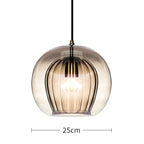 FrostedGlow Light – Lampada a sospensione in vetro moderna