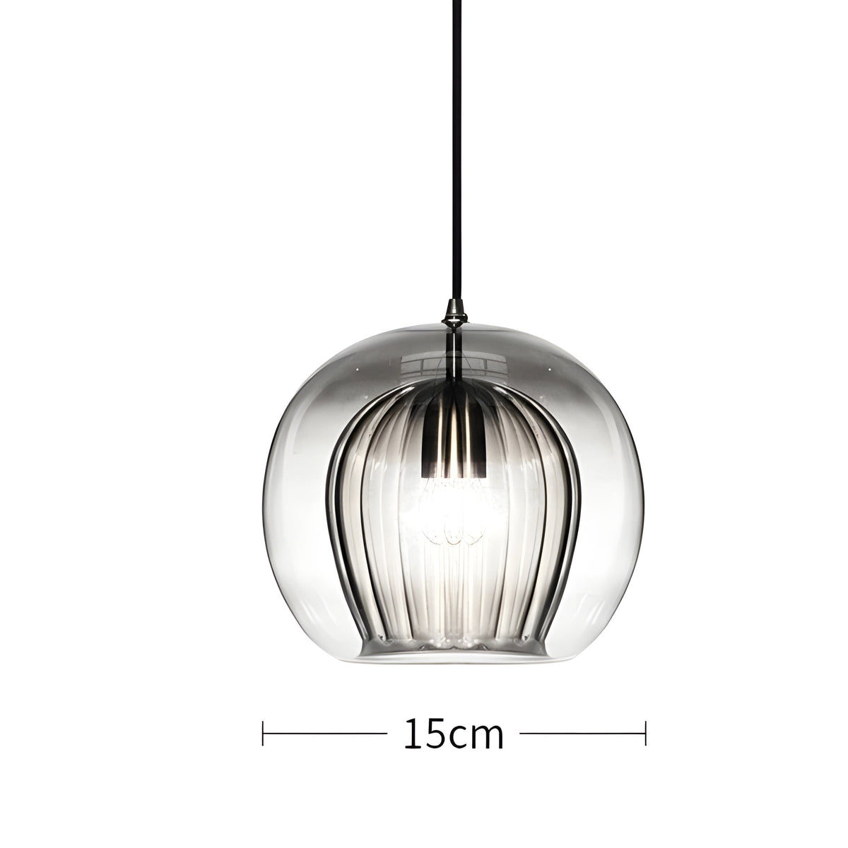 FrostedGlow Light – Lampada a sospensione in vetro moderna