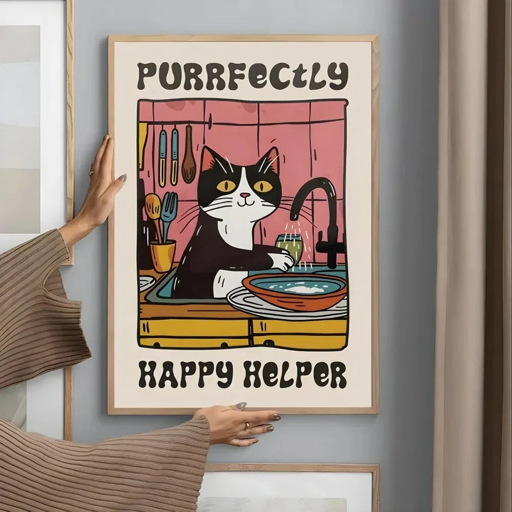 Poster in Tela Cat Chef