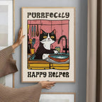 Poster in Tela Cat Chef