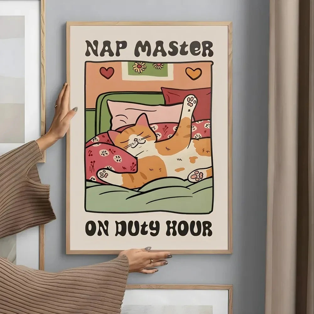 Poster in Tela Cat Chef