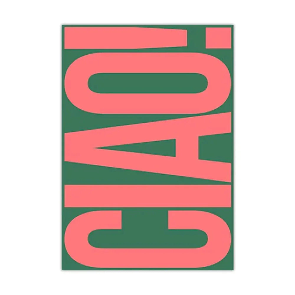 Ciao Wall Art