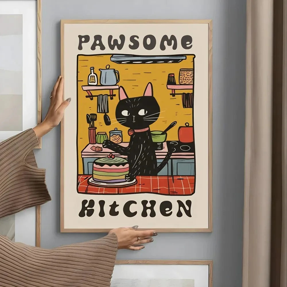 Poster in Tela Cat Chef