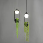 BotanicAura Light – Lampada a sospensione LED nordica con vaso per piante