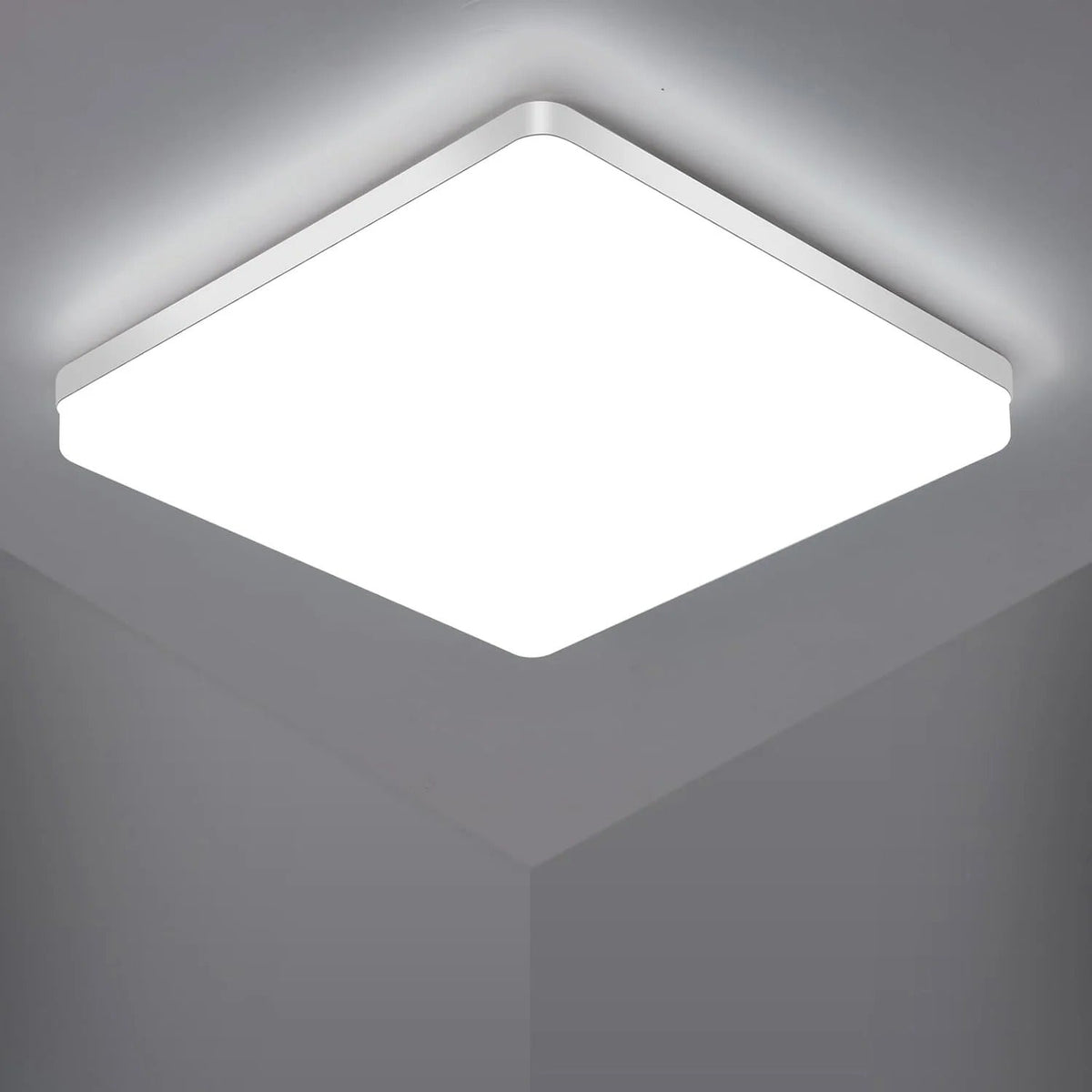 Lampada da soffitto LED quadrata – Luce uniforme e piacevole | Adatta per soggiorno e bagno