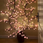 BlossomAura Light – Lampada LED USB a tema fiori di ciliegio