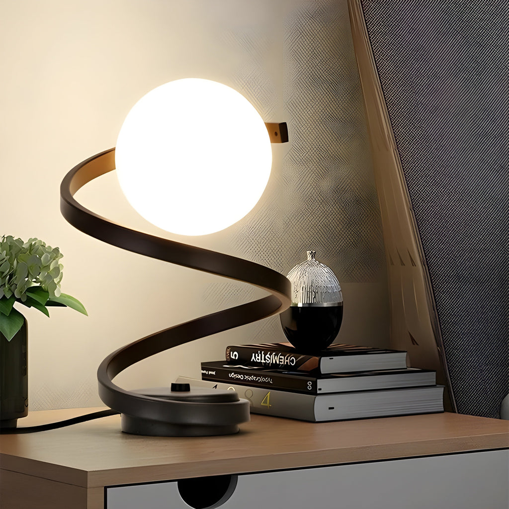 RetroBeam Light - Lampada da tavolo LED retro nordica