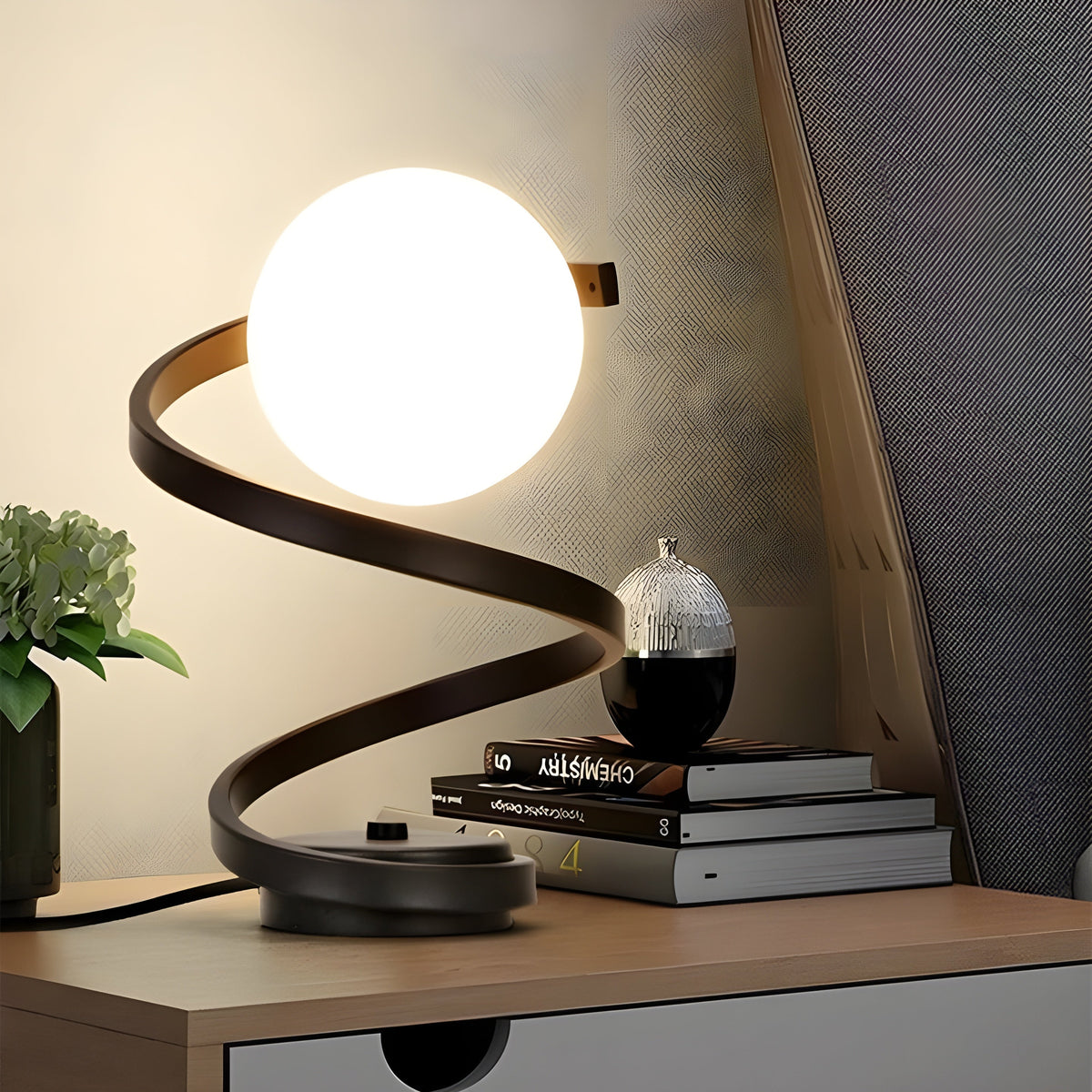 RetroBeam Light - Lampada da tavolo LED retro nordica