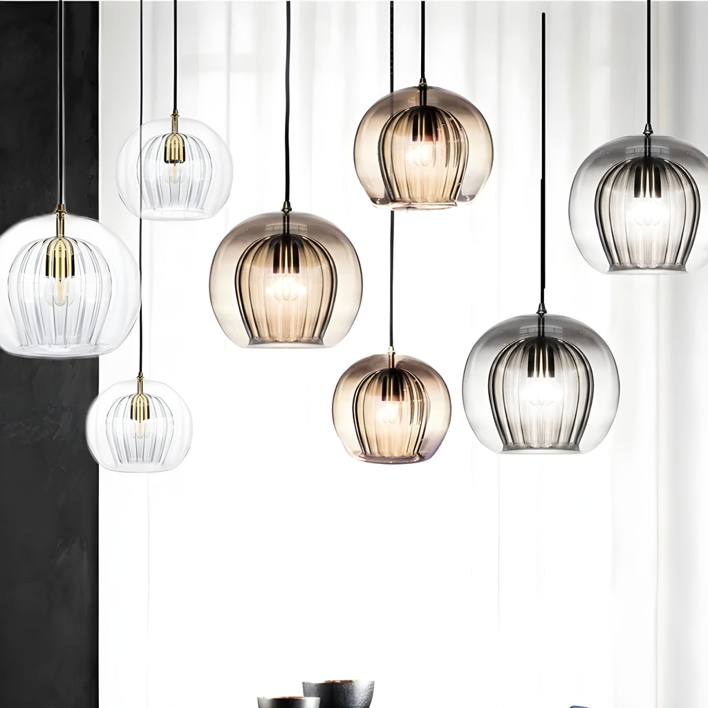 FrostedGlow Light – Lampada a sospensione in vetro moderna