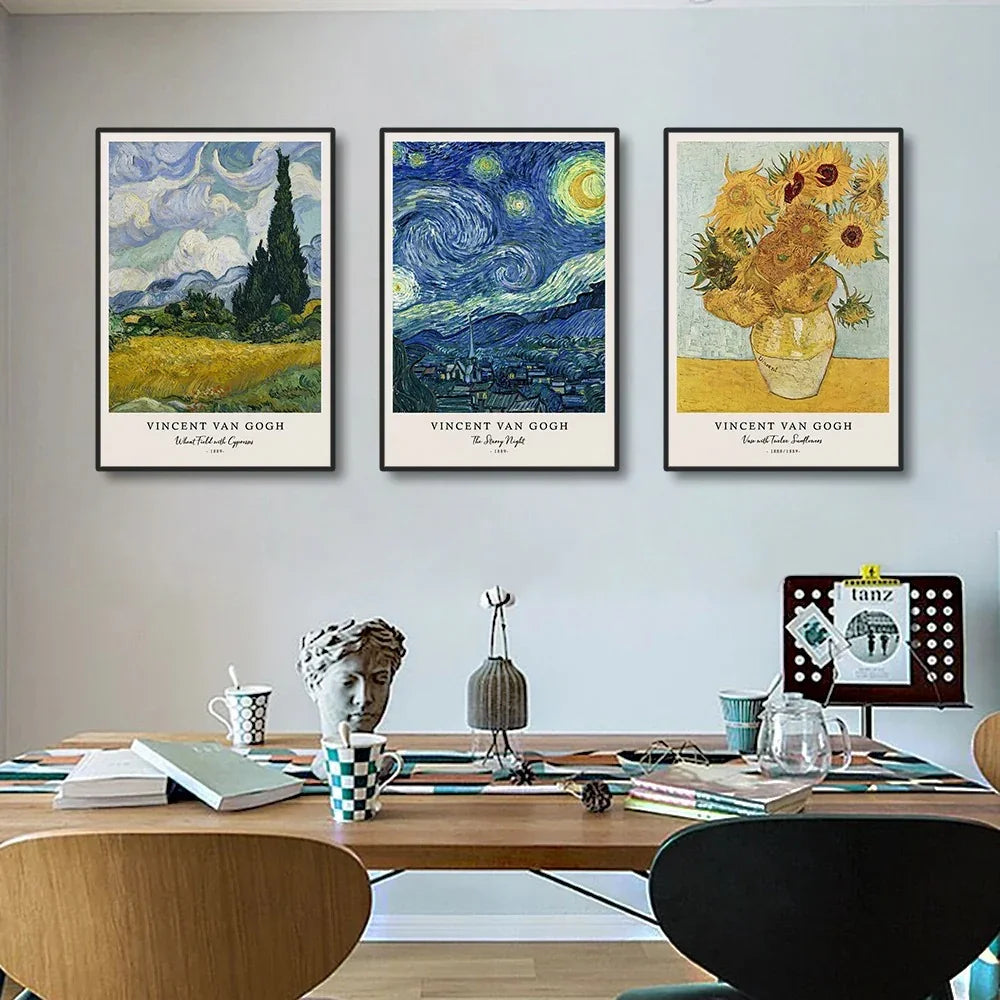 Collezione di Arte Murale Vintage di Van Gogh