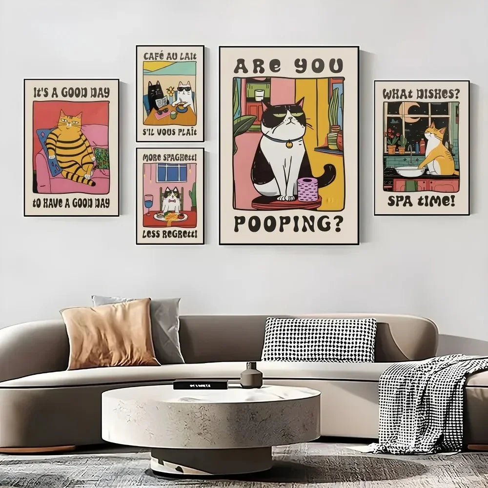 Poster in Tela Cat Chef