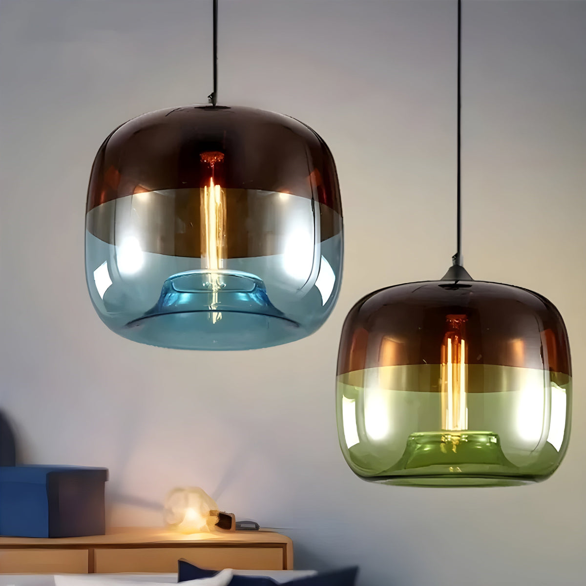 RetroCharm Light - Lampada a sospensione nordica colorata