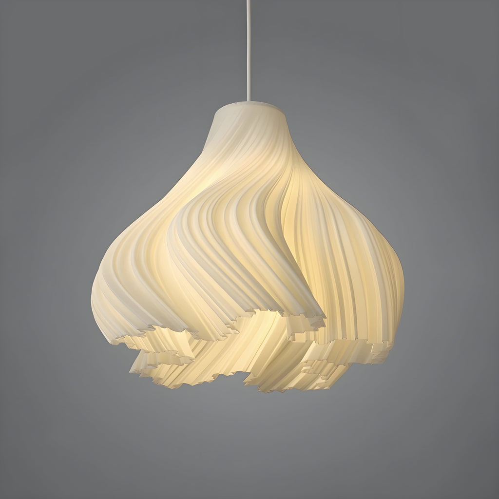 FloraBloom Light - Fiore stampato in 3D nordico come lampada sospesa