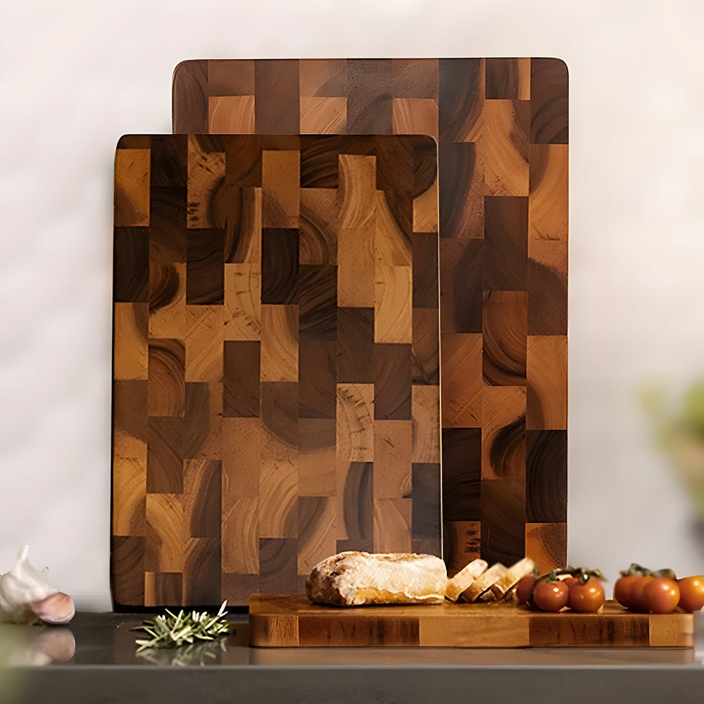ChefHaven Board – Tagliere in legno di acacia con superficie doppia