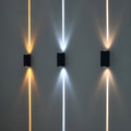 StoneGlow – Lampada a parete LED con effetto cemento per illuminazione interna ed esterna resistente alle intemperie