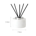 Set da Bagno in Marmo Bianco – Dispenser per Sapone, Porta Sapone, Spazzola per WC & Vassoio | Eleganti Accessori da Bagno