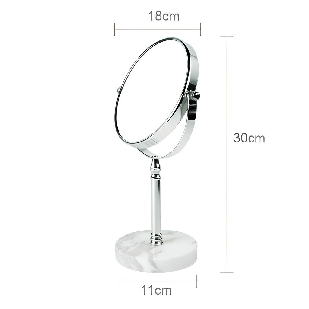 Set da Bagno in Marmo Bianco – Dispenser per Sapone, Porta Sapone, Spazzola per WC & Vassoio | Eleganti Accessori da Bagno