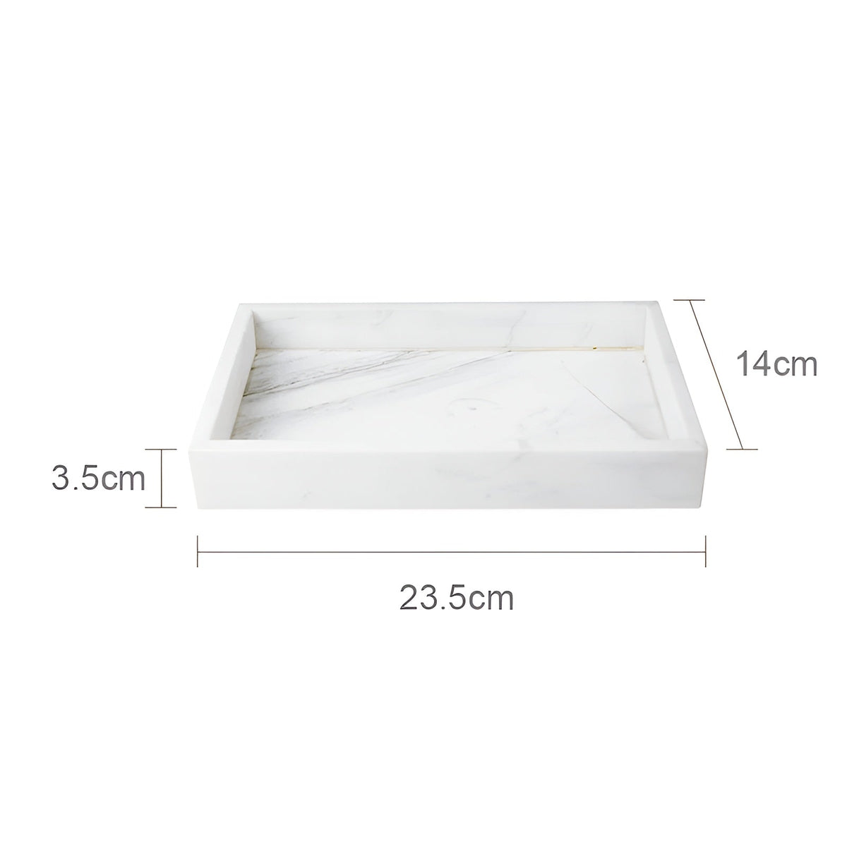 Set da Bagno in Marmo Bianco – Dispenser per Sapone, Porta Sapone, Spazzola per WC & Vassoio | Eleganti Accessori da Bagno