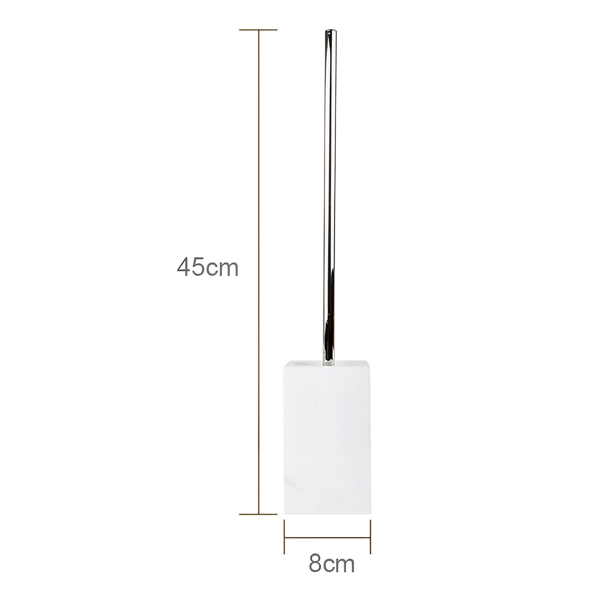 Set da Bagno in Marmo Bianco – Dispenser per Sapone, Porta Sapone, Spazzola per WC & Vassoio | Eleganti Accessori da Bagno