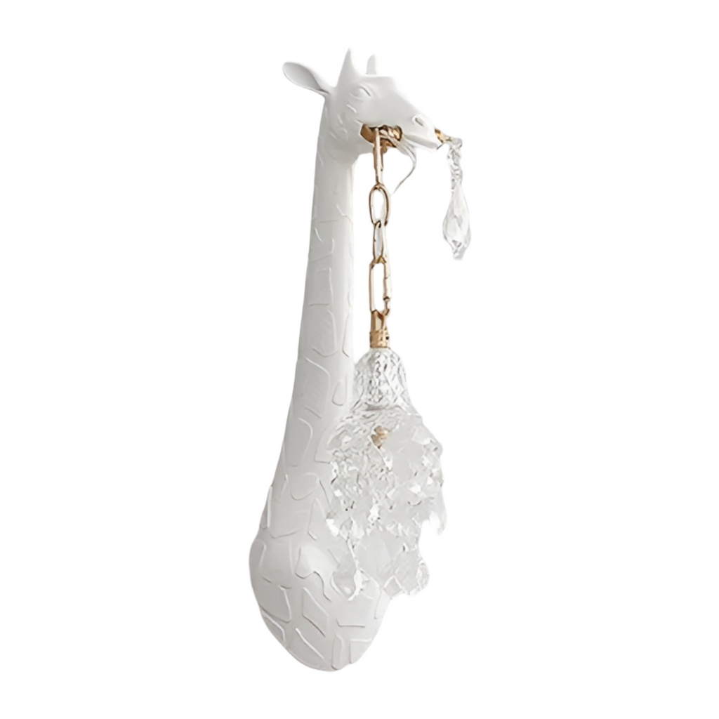 Lampada da parete con motivo giraffa – Illuminazione LED decorativa per soggiorno