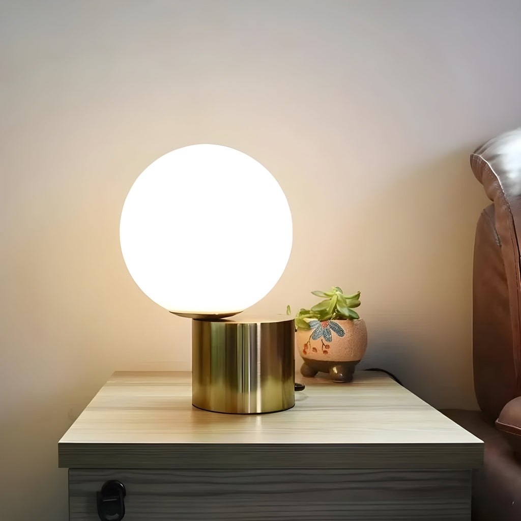 GlowSphere Light – Moderna lampada da tavolo in vetro