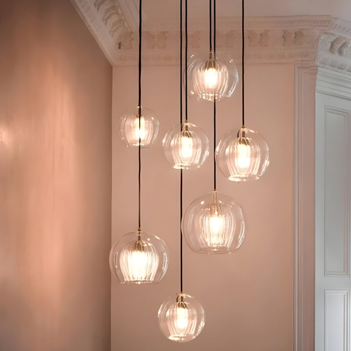 FrostedGlow Light – Lampada a sospensione in vetro moderna