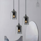 SkyGleam Light - Moderna Lampada a Sospensione in Vetro Doppio