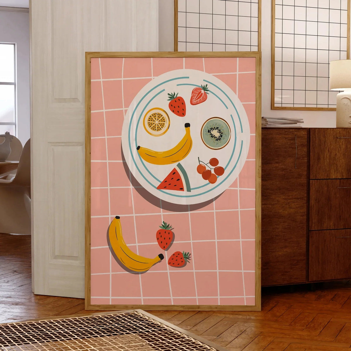 Arte Murale Piatto di Frutta