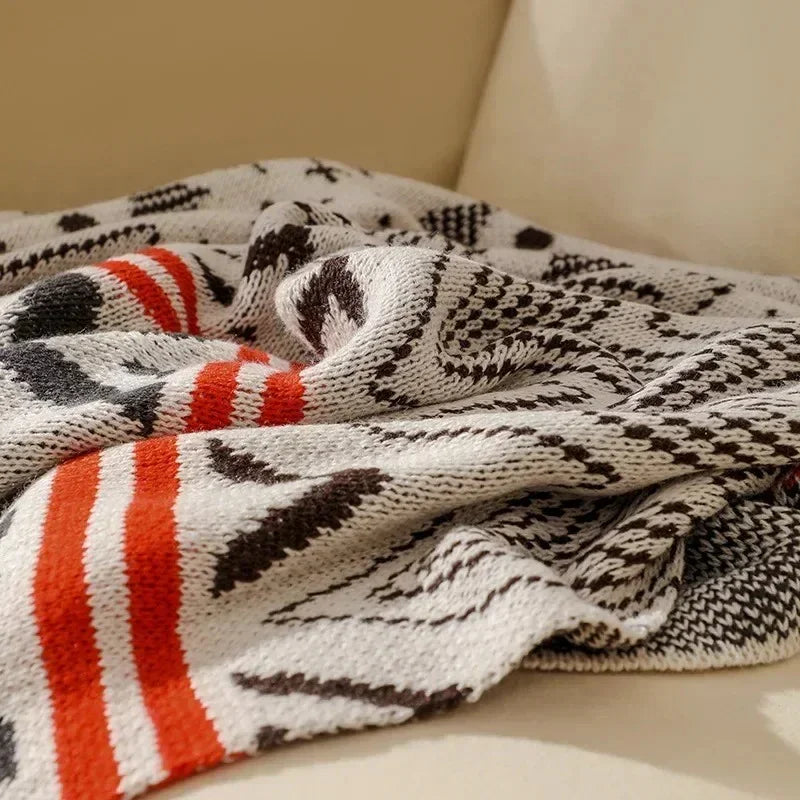 Morisse Coperta Tricot Bohemien