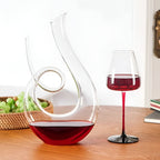 Decanter per vino Schwan Spirale – Design a spirale elegante | 1500 ml per casa o bar
