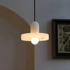 Lampada a sospensione in rame e marmo – design moderno e elegante | Perfetta per camere da letto e sale da pranzo