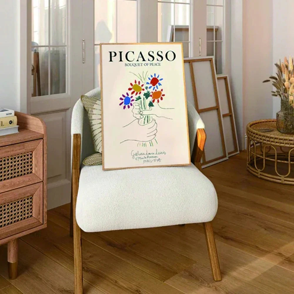 Picasso “Bouquet of Peace” Stampa su Tela